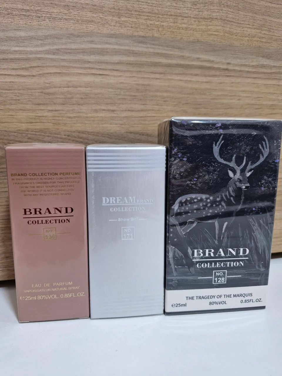 Kit perfumes brand collection,feminino e masculino 