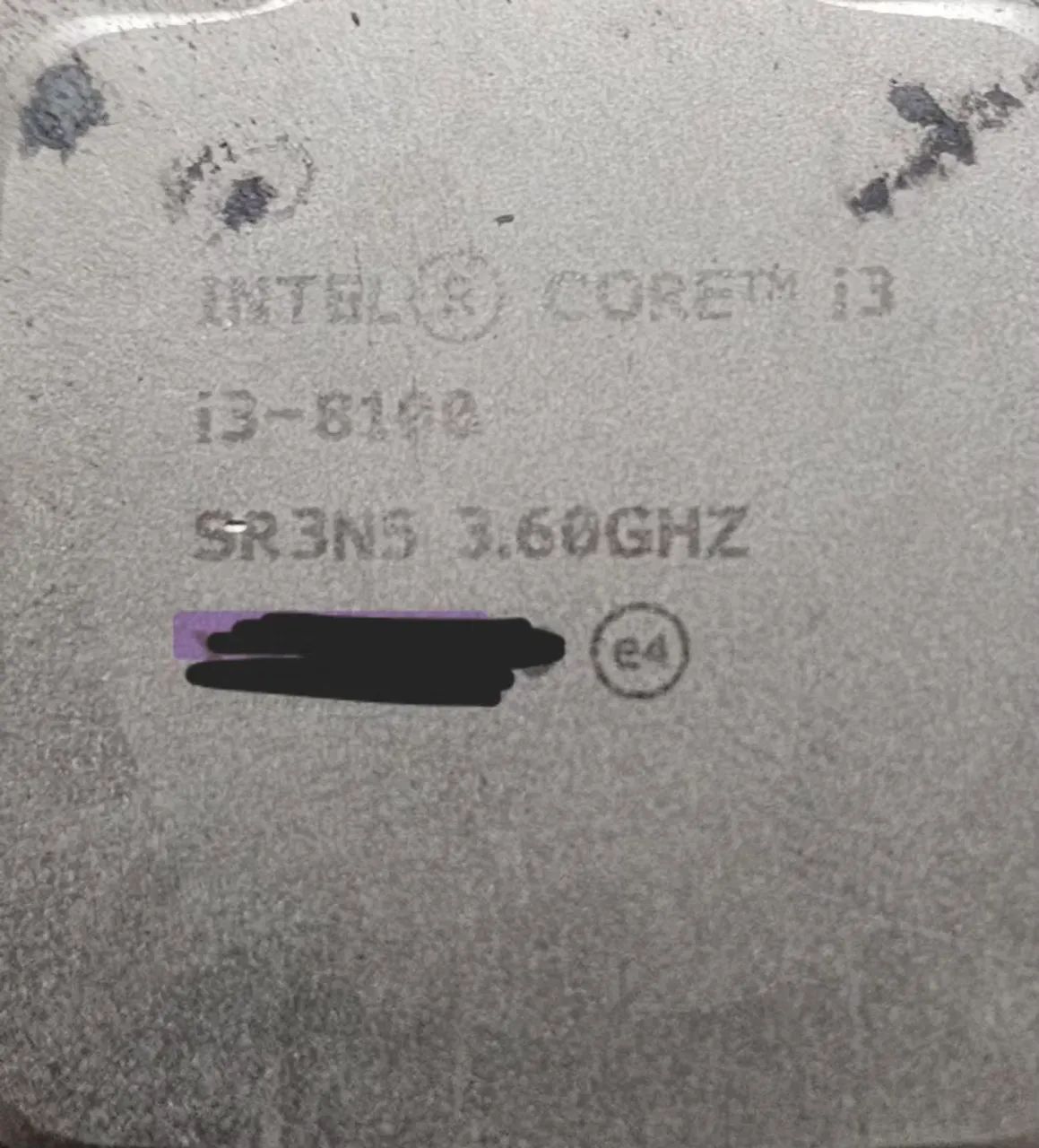 Intel i3 8100