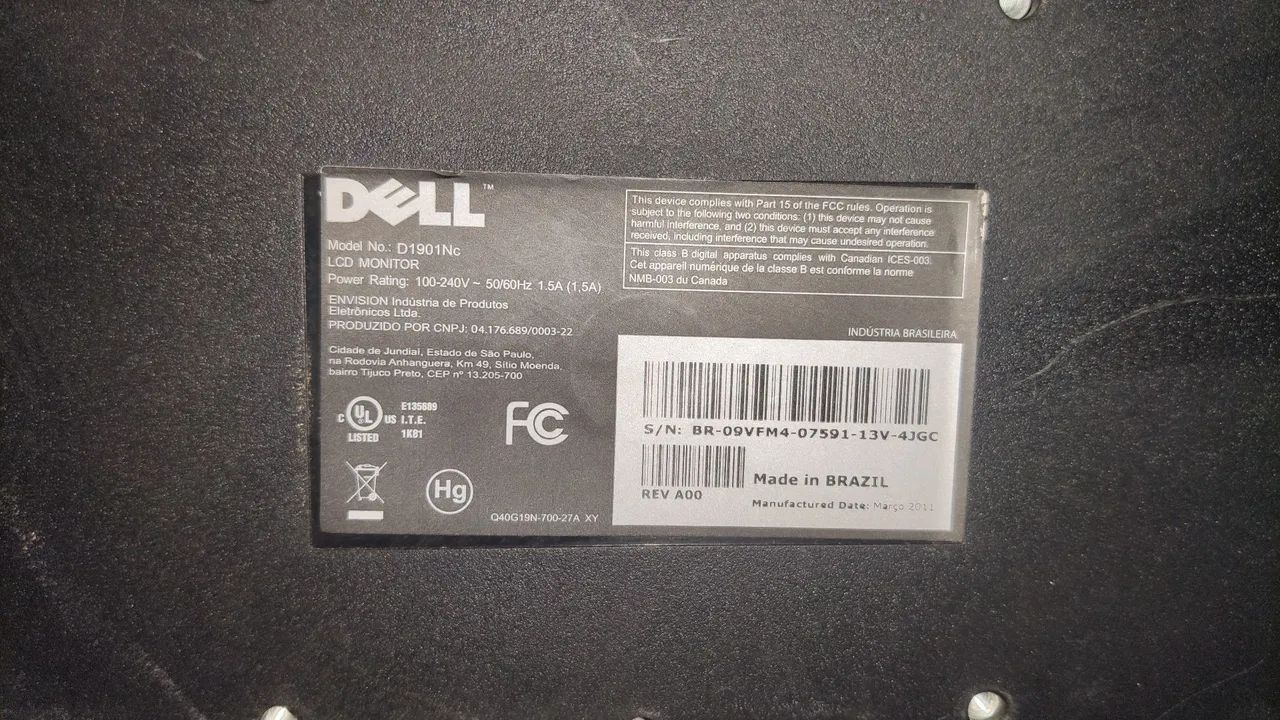 Monitor Dell 19 polegadas VGA  - Foto 4