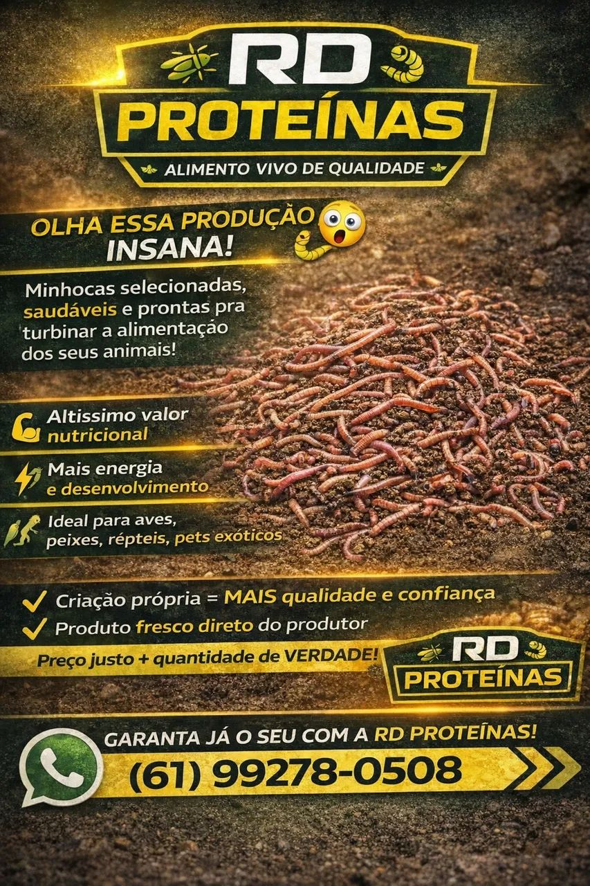 Ração, farelo de arroz, quirela de milho, Tenebrios, baratas, grilos, minhocas, besouros  - Foto 2