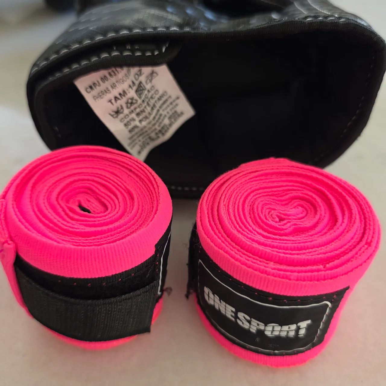 Luva de Boxe 14oz + atadura  - Foto 4