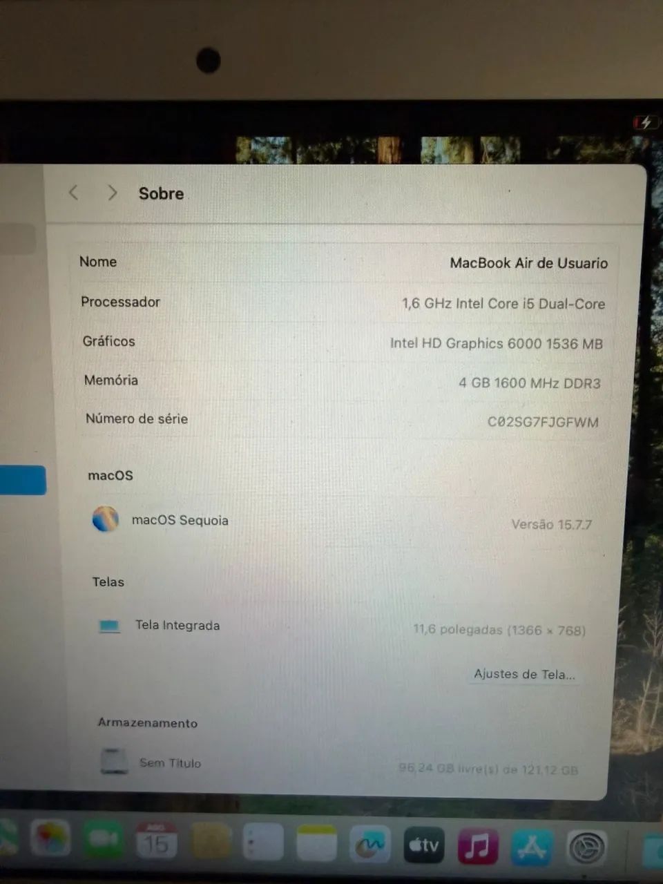 macbook a1465 "2015" atualizado - Foto 3