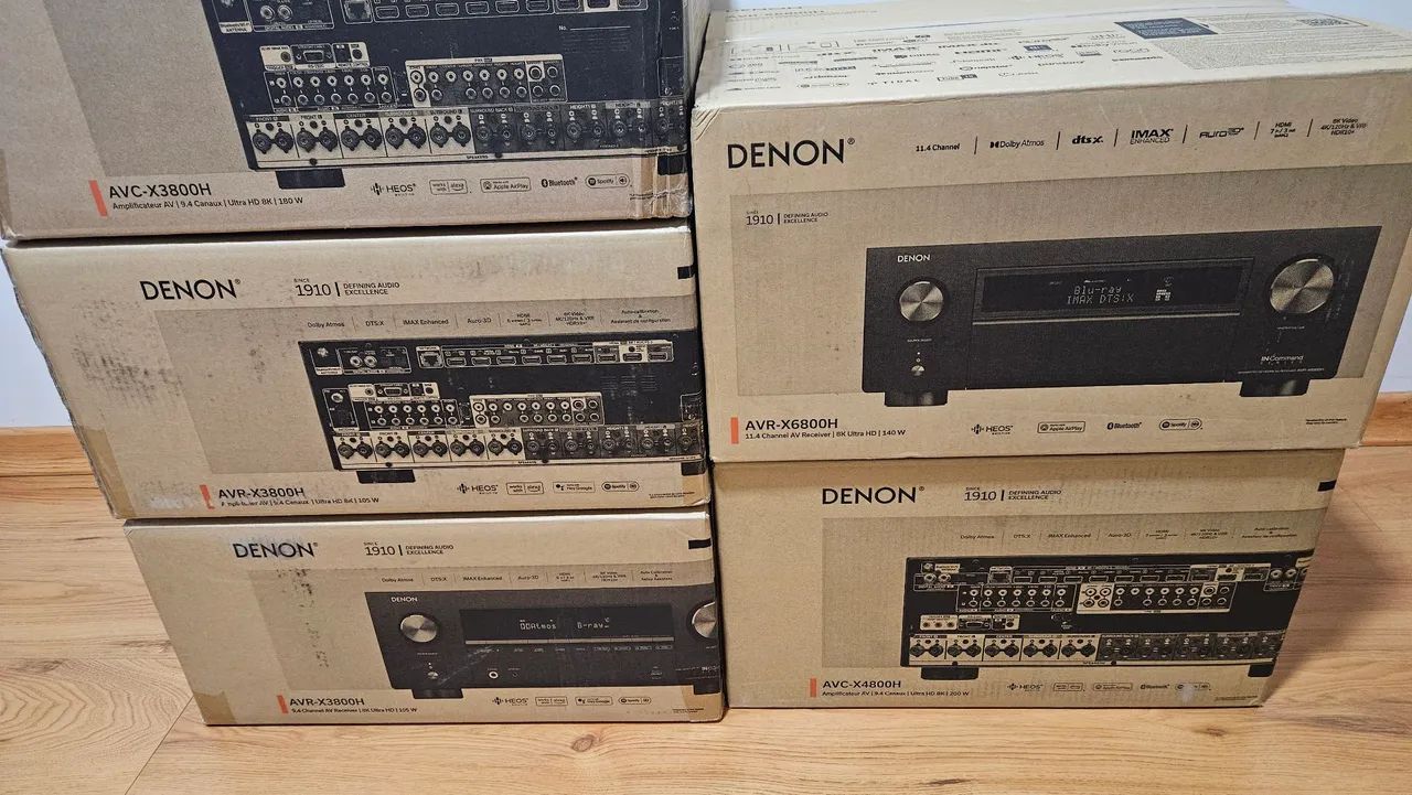 SONY DENON プレーヤー Denon avr-x3800h 9.4ch 8k 110V novo ñ Marantz Onkio Yamaha Pioneer