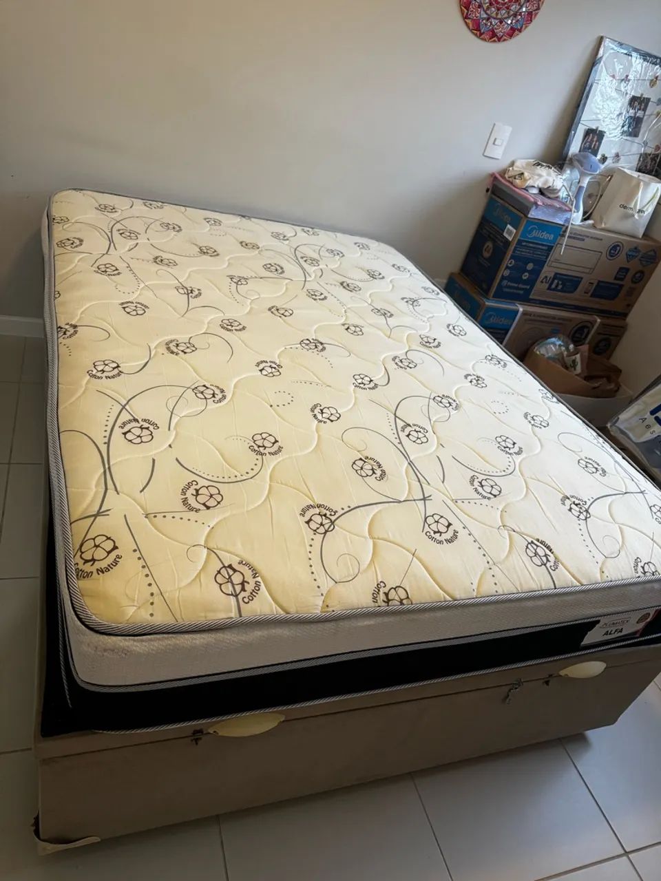 Cama casal com baú  - Foto 2