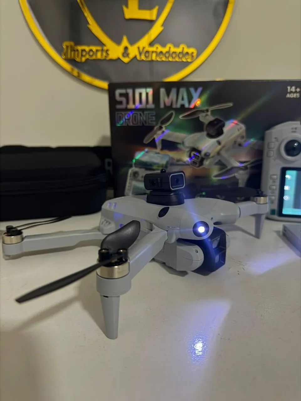 Drone S101 Max Com Tela No Controle  - Foto 3