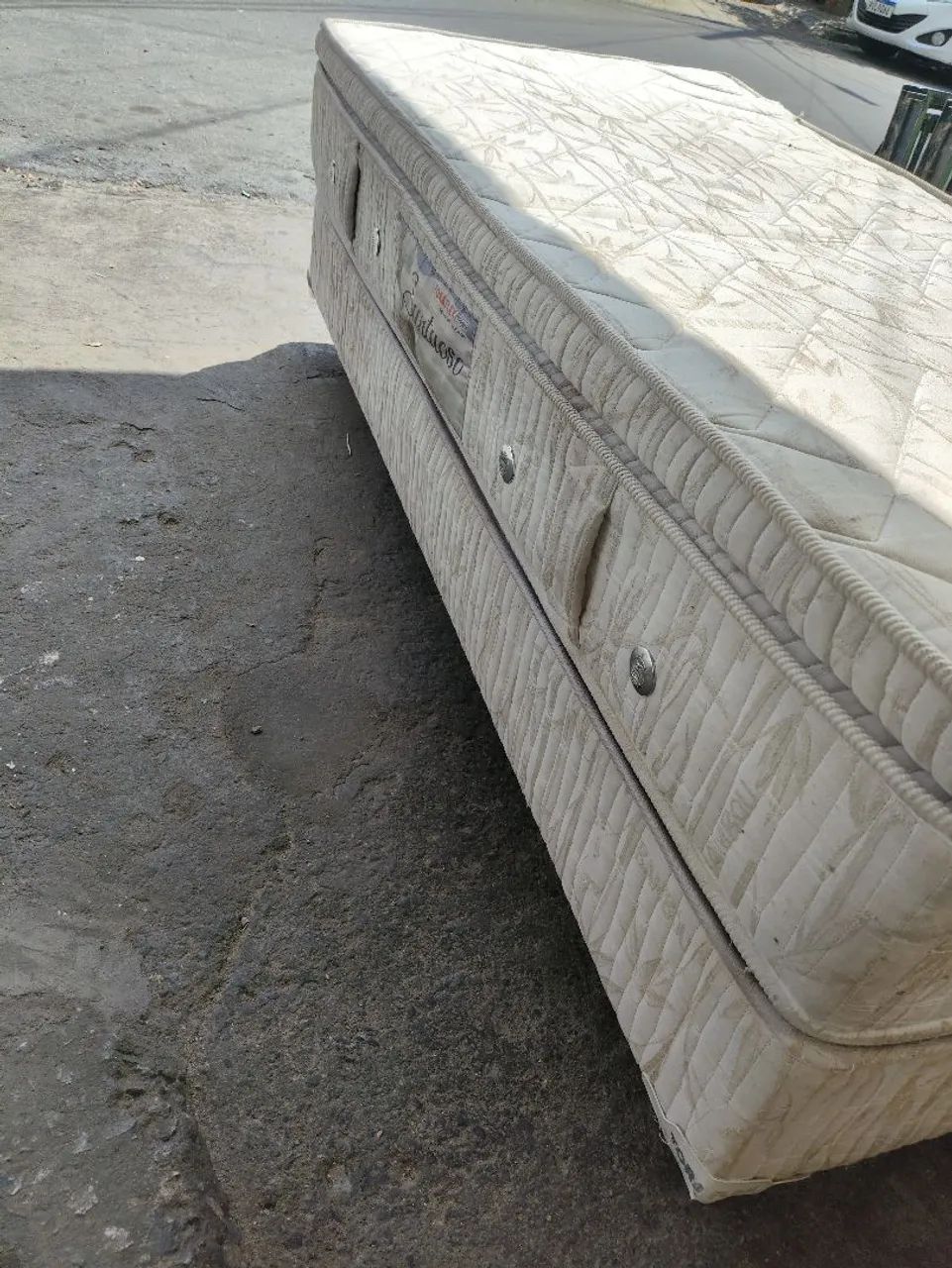 cama box de solteiro completa (base + colchão) - Foto 3