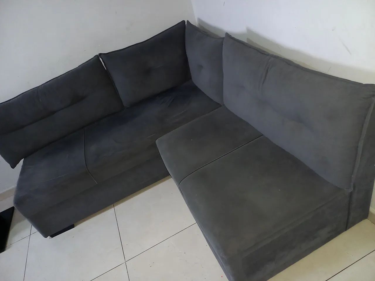 Sofa 2 e 3 lugares lindo - Foto 2