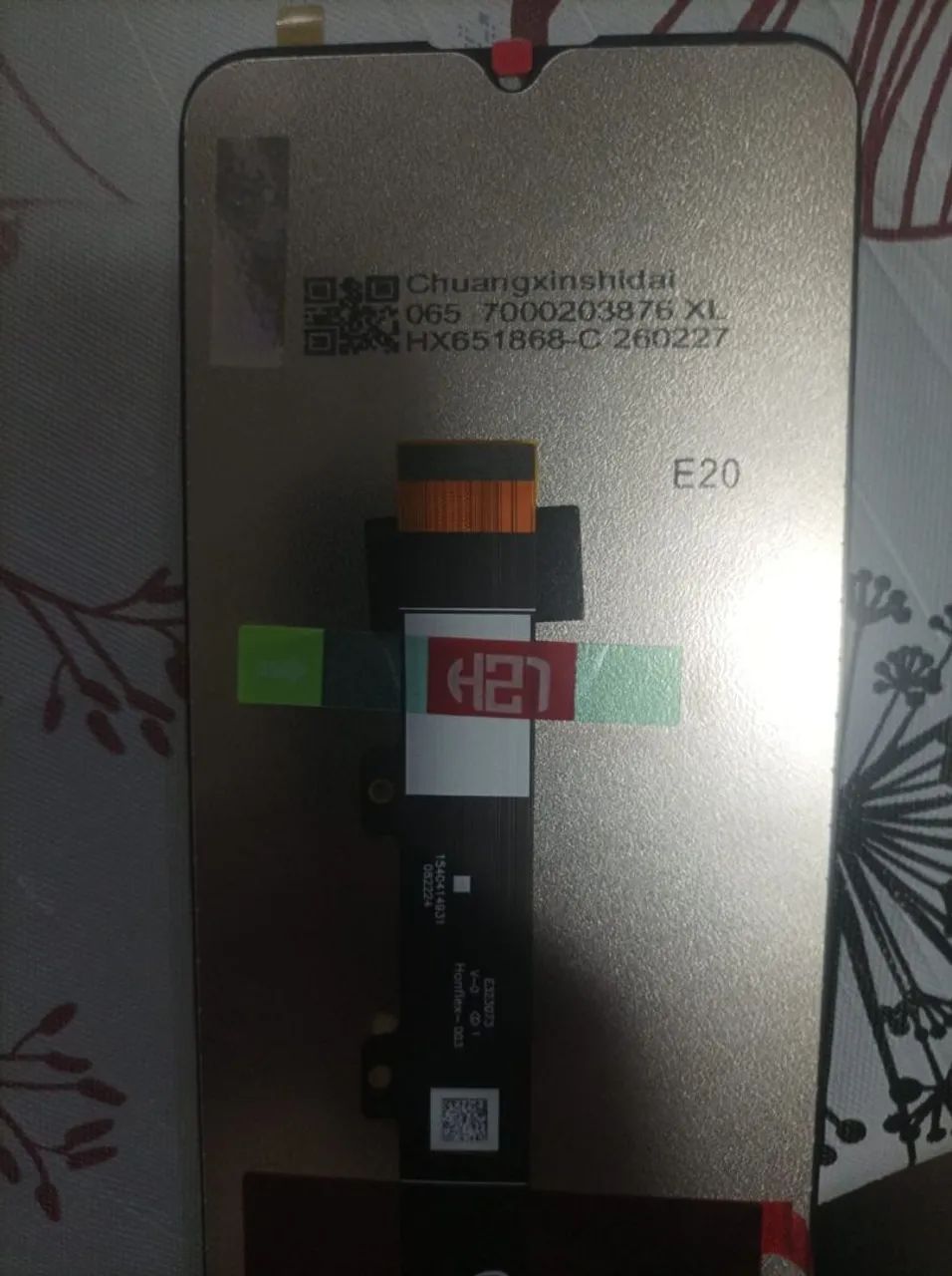 Tela Display Touch Moto E20 XT2155 Sem Aro Nova - Foto 4