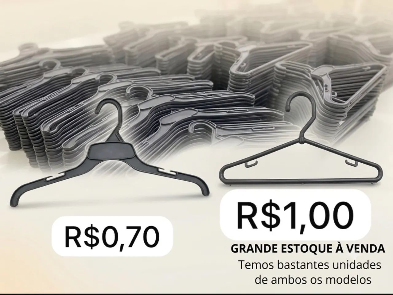 Cabide de plástico loja roupas 0.70cents