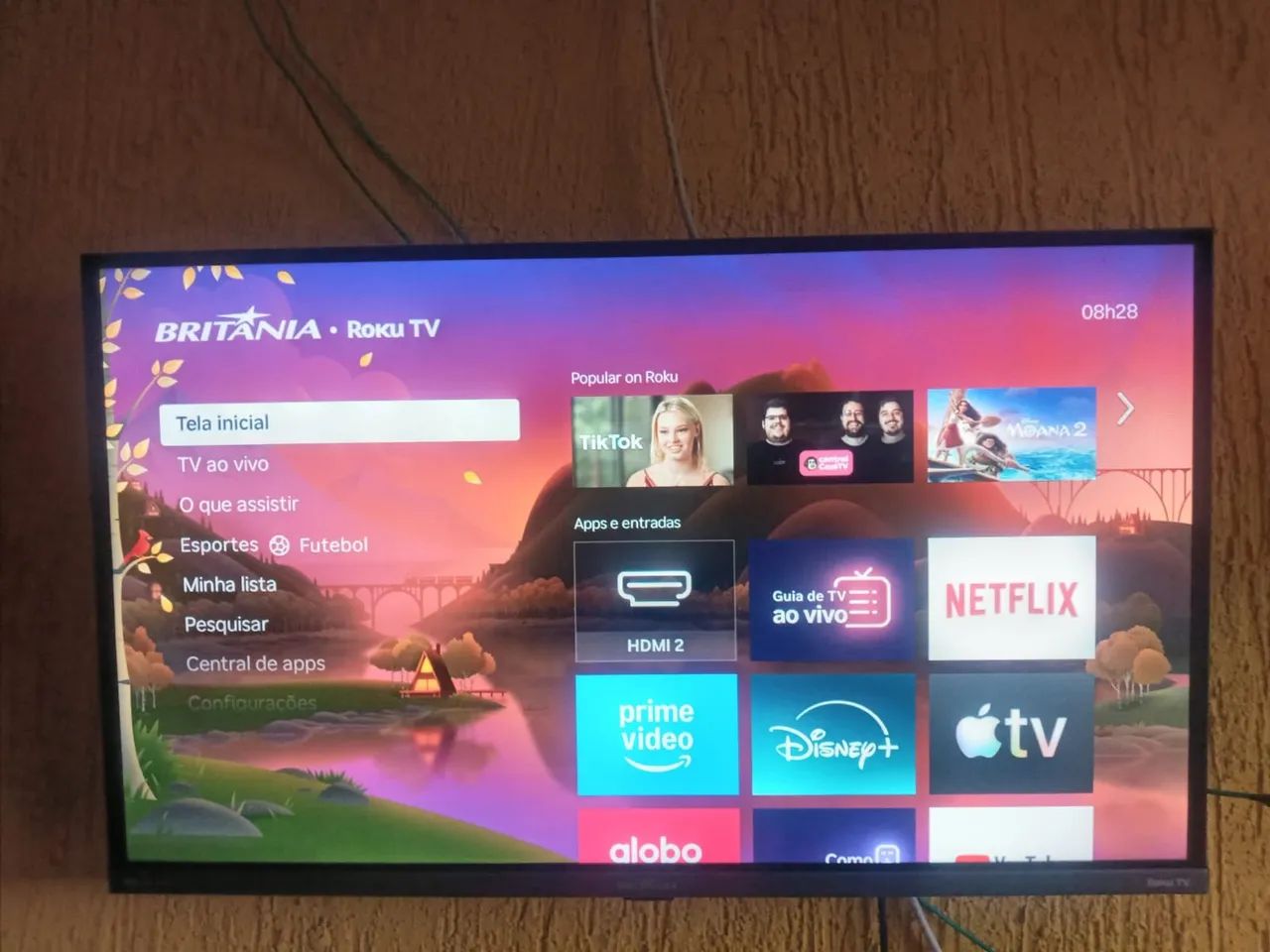 Vendo TV roku Britânia 