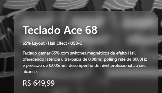 Teclado Mchose Ace 68 - Foto 3