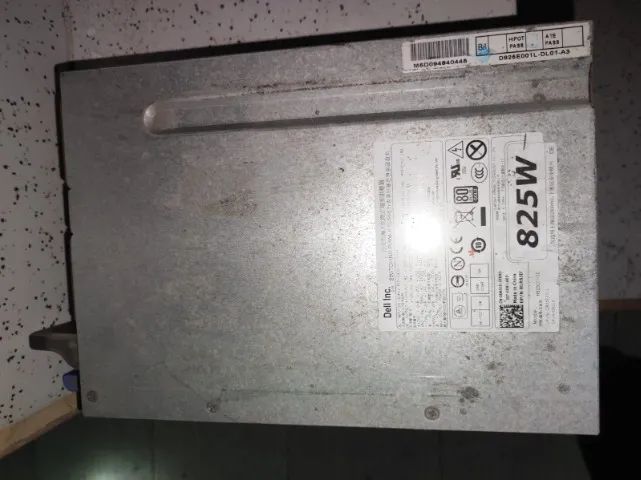 Fonte de Gaveta para Servidor Dell 825W 80 Plus Gold