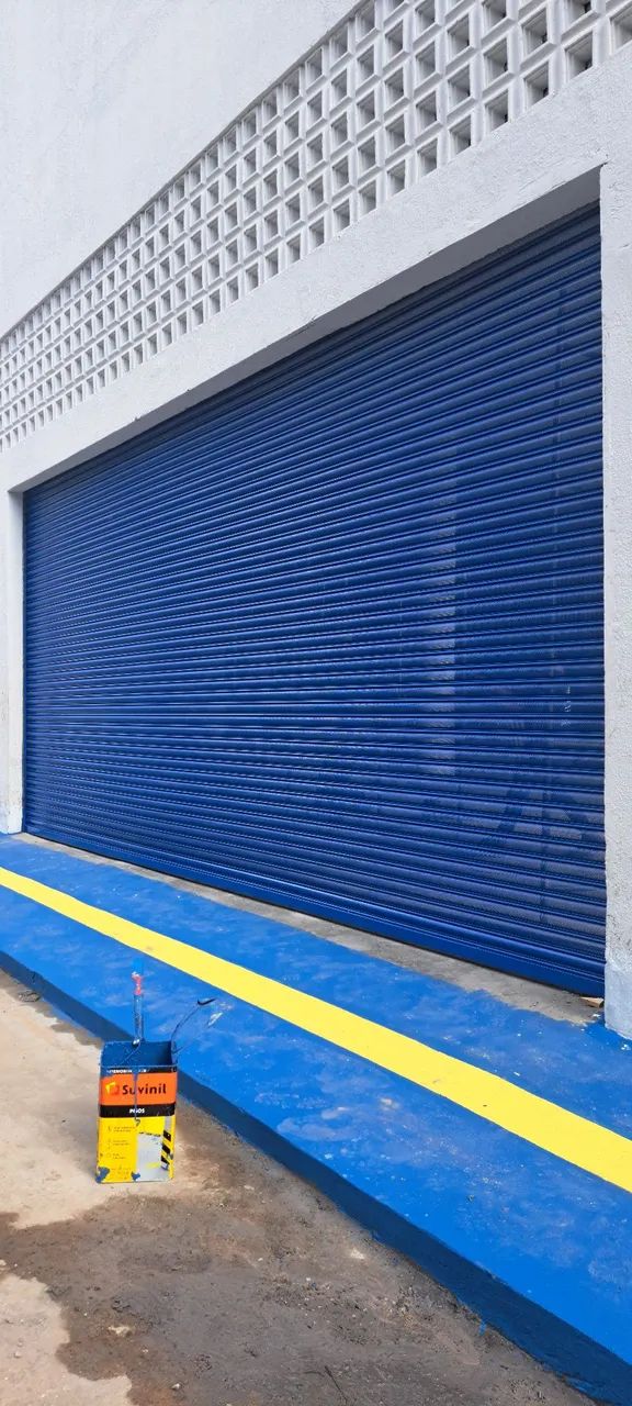 Manutenção de motor de porta de rolo automática 