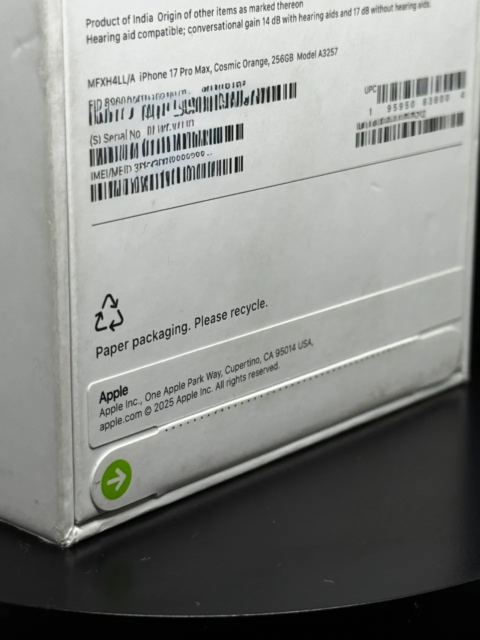 iPhone 17 Pro Max 256GB Laranja LACRADO - Foto 3