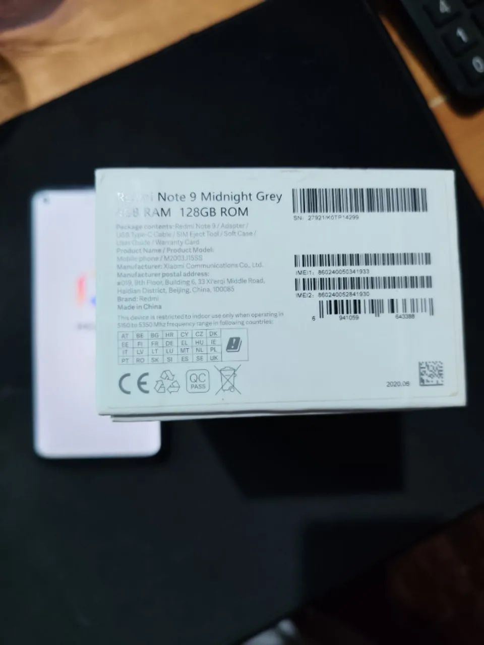 Celular semi novo Redmi Note 9 128gb Azul - Foto 5