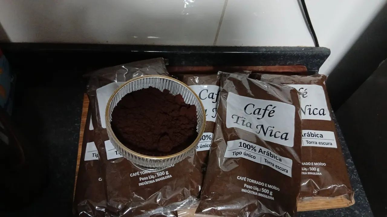 CAFÉ DA ROÇA TORRADO E MOIDO  NOVINHO 100% ARÁBICA 