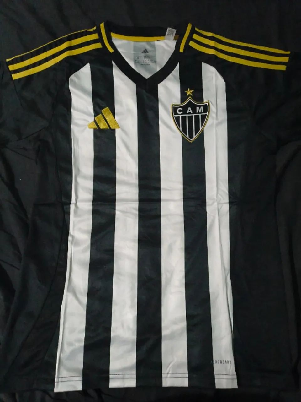 Camisa Atlético MG Listrada - MODELO PREMIUM - TAM. P e 2XL - Foto 3