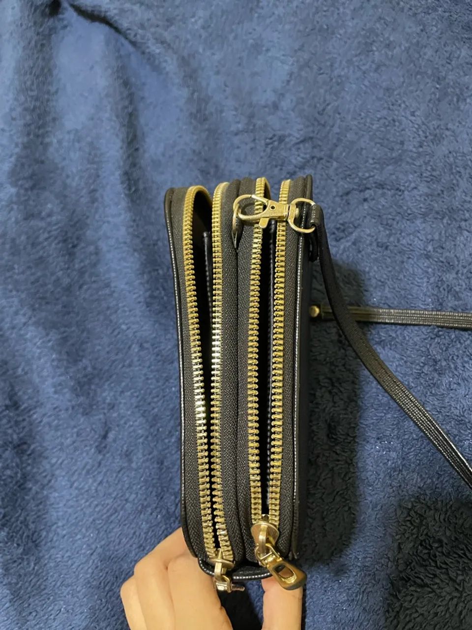 Bolsa preta transversal  - Foto 3