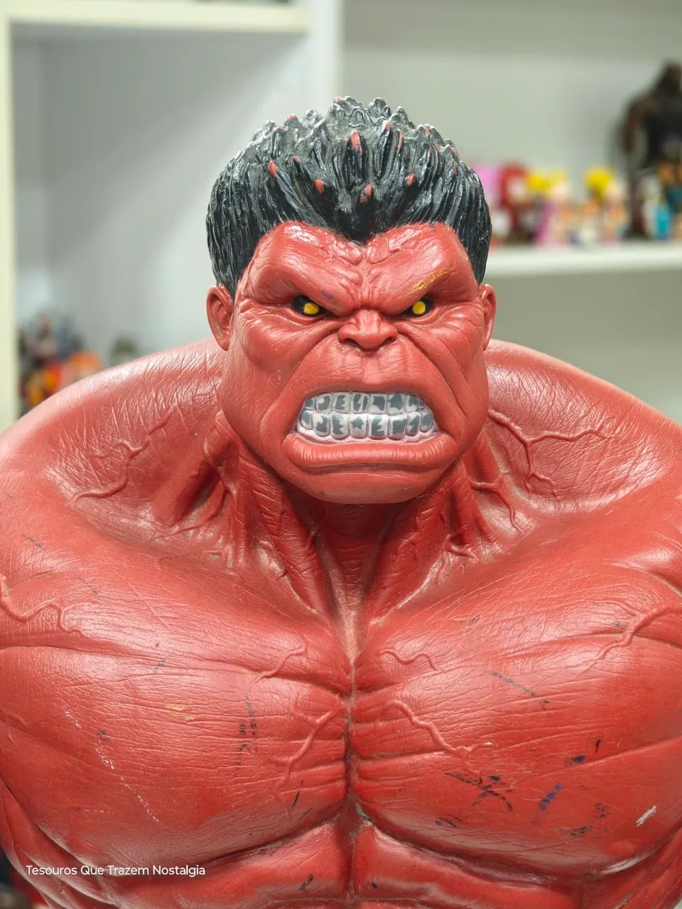Boneco Hulk Vermelho Premium Grande Mimo 50cm - Foto 2