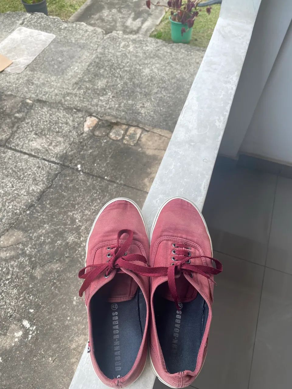 Tênis de skate vermelho  - Foto 4