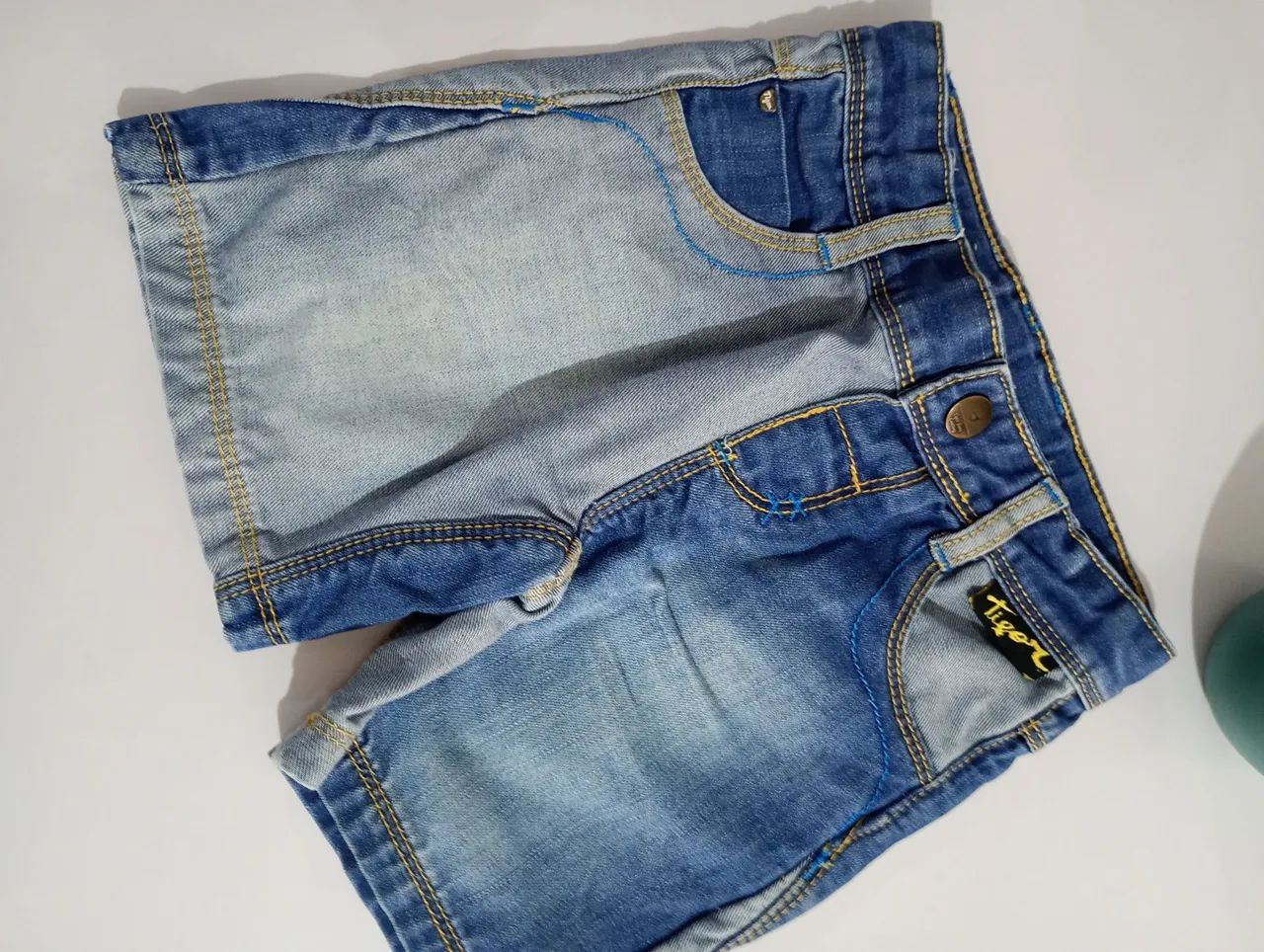 Lote Bermuda Jeans 1 ano  - Foto 2
