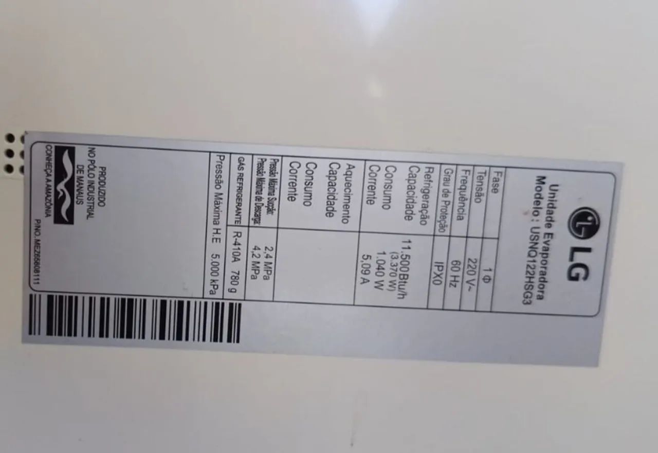 Ar condicionado LG seminovo - Foto 2