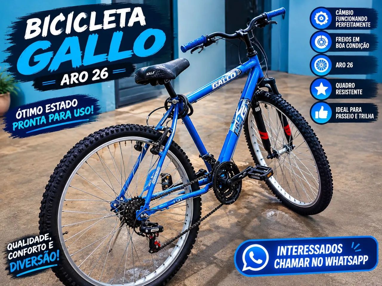 Bicicleta semi nova  - Foto 2