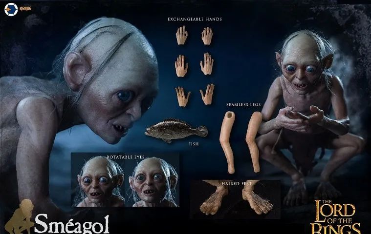 Asmus Toys The Lord The Rings 1/6 Senhor Dos Aneis Sméagol - Foto 2