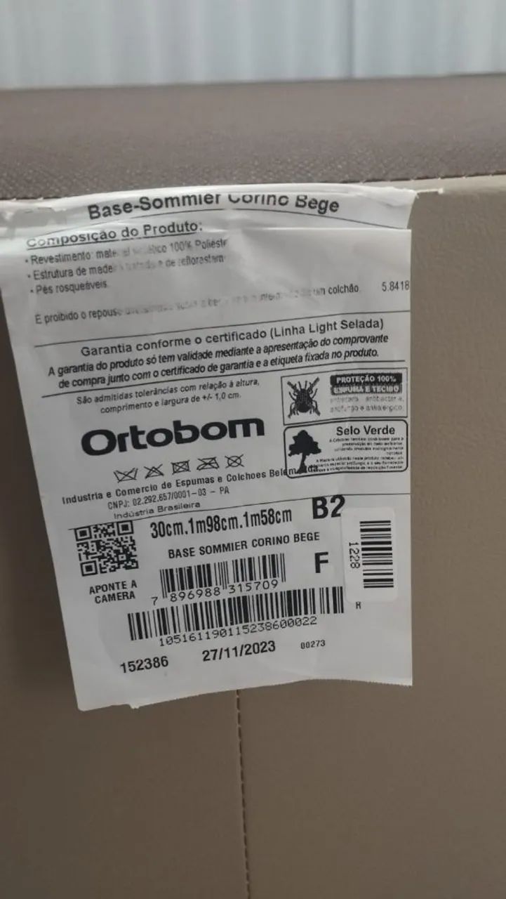 Base de Cama Queen Ortobom  - Foto 2