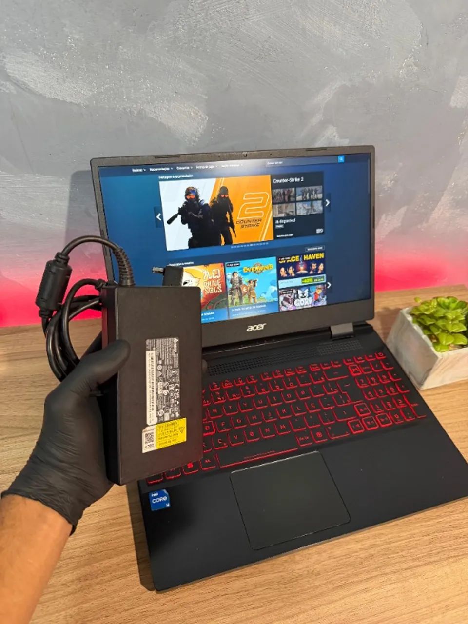 Notebook Gamer Acer Nitro RTX 3050 144Hz - Foto 5