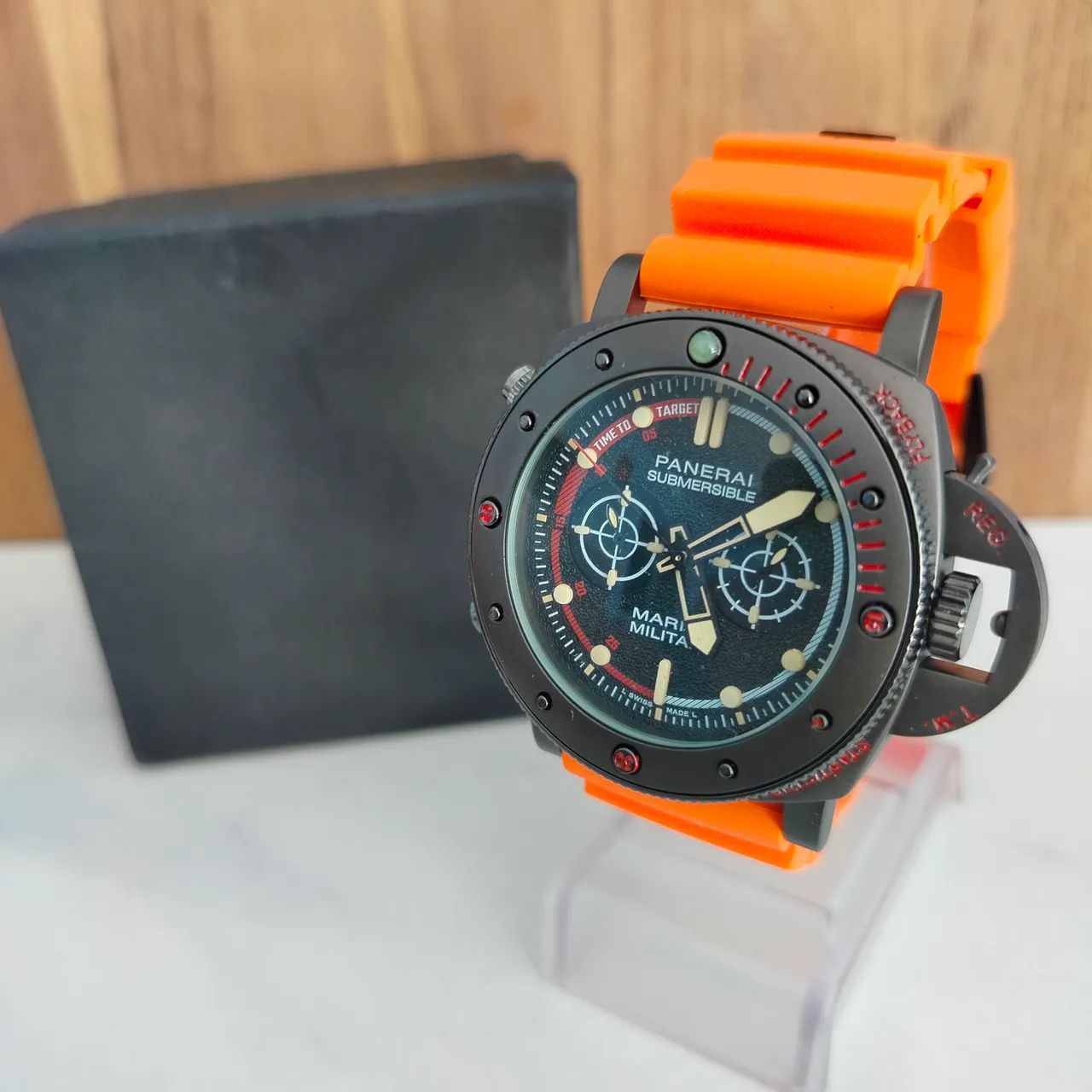 Panerai submersible militare marina borracha  - Foto 2