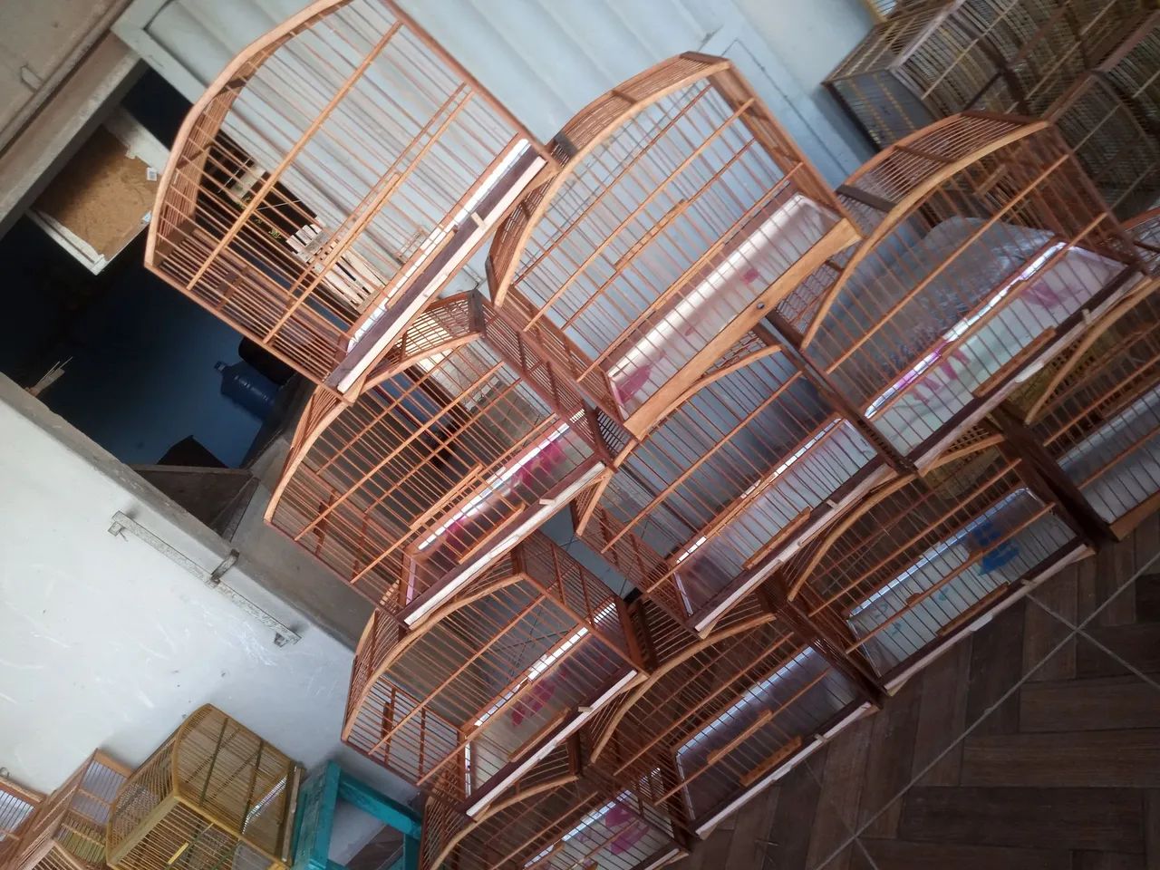 Gaiola pássaro grande 