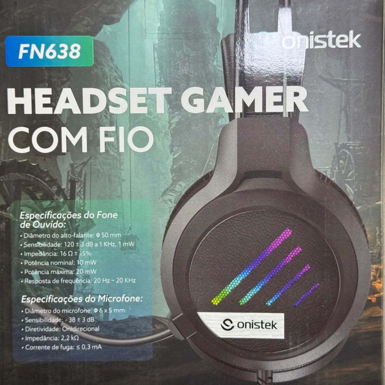 Headset gamer P2 com Led ps4 ps5 Xbox One  - Foto 2