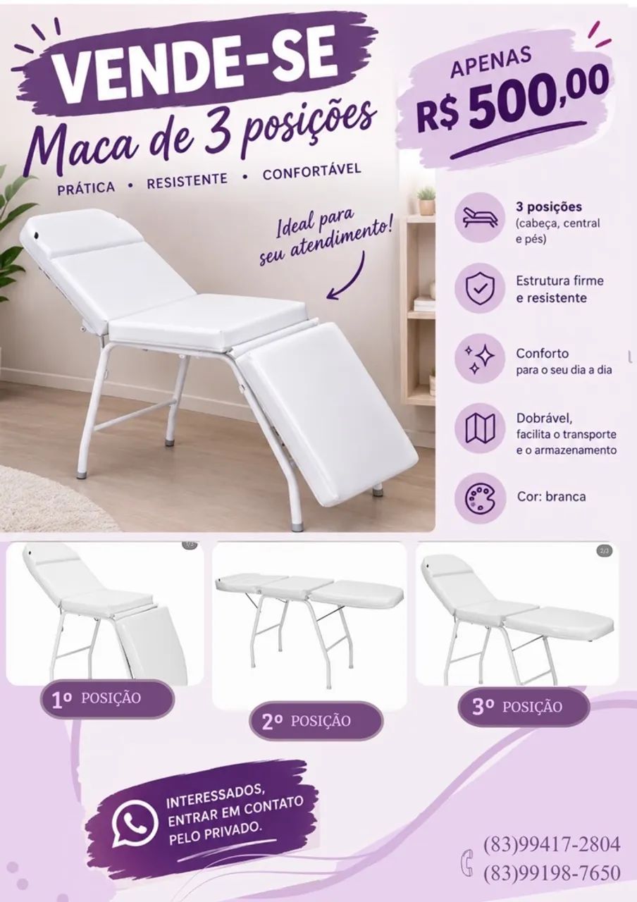 MACA 3 POSIÇÕES 