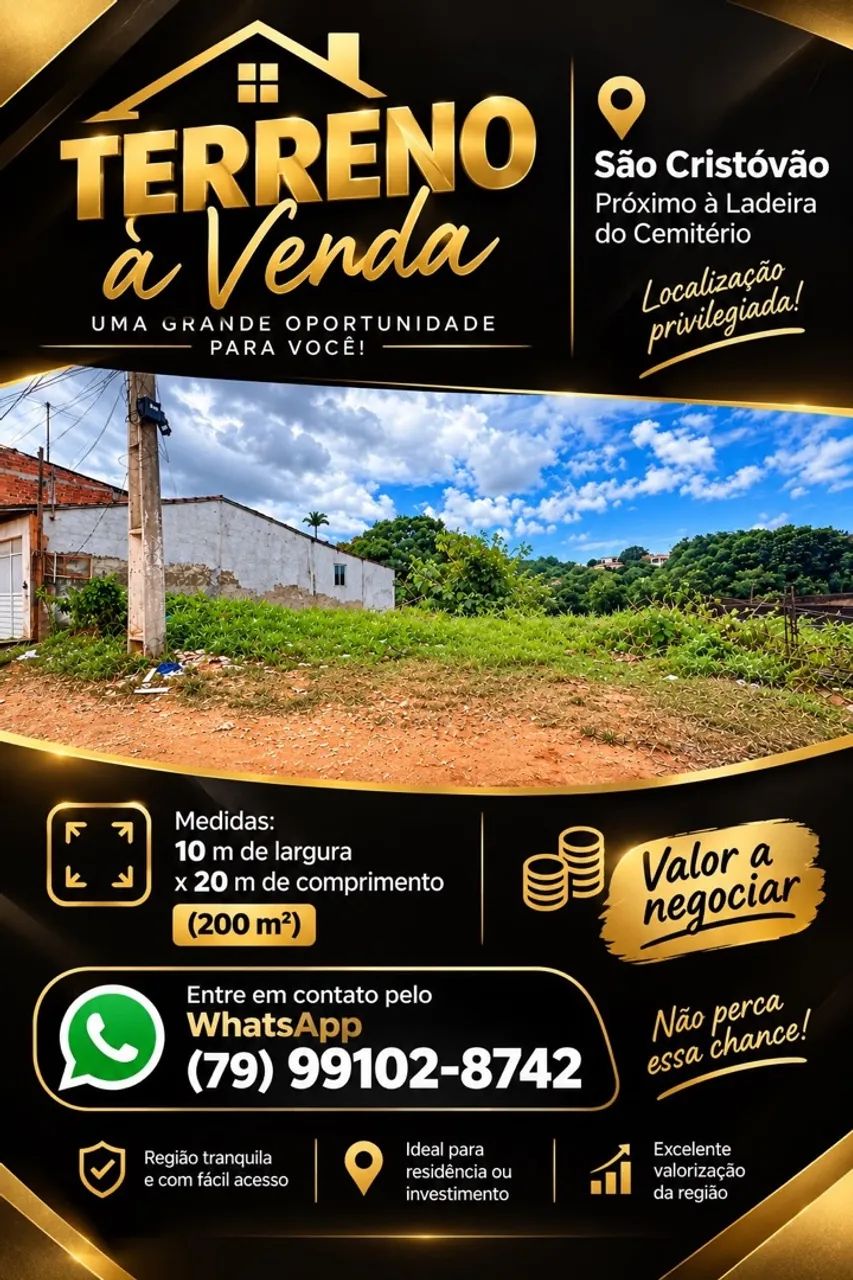 Terreno 10 por 20 