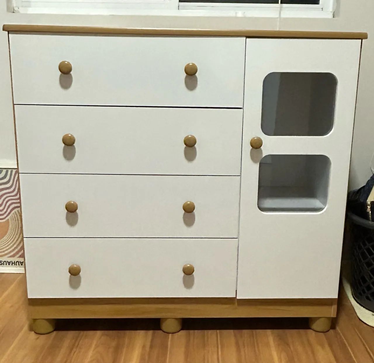 Kit Quarto de Bebê - Guarda Roupa e Cômoda - Foto 3