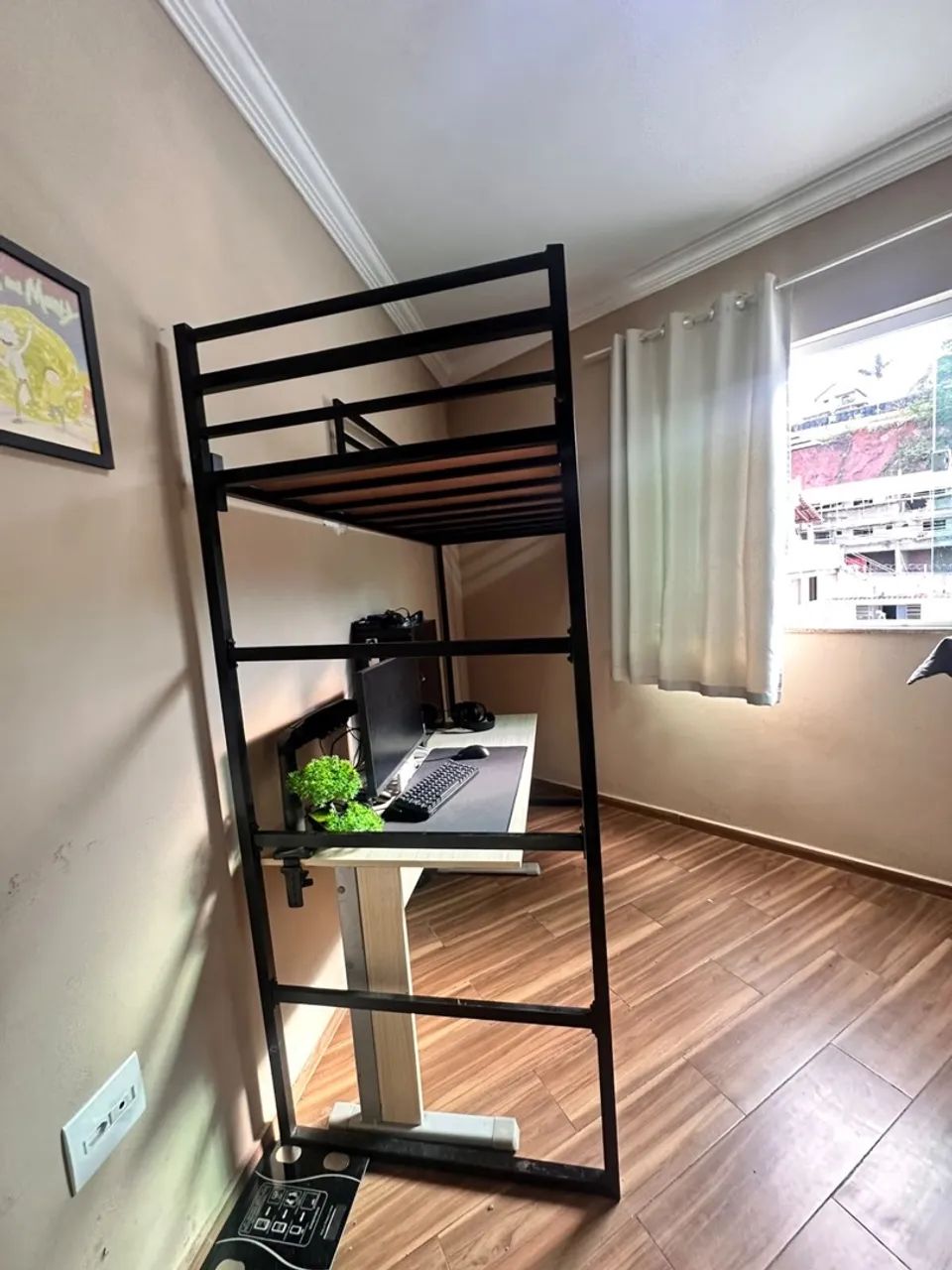 Cama suspensa solteiro 