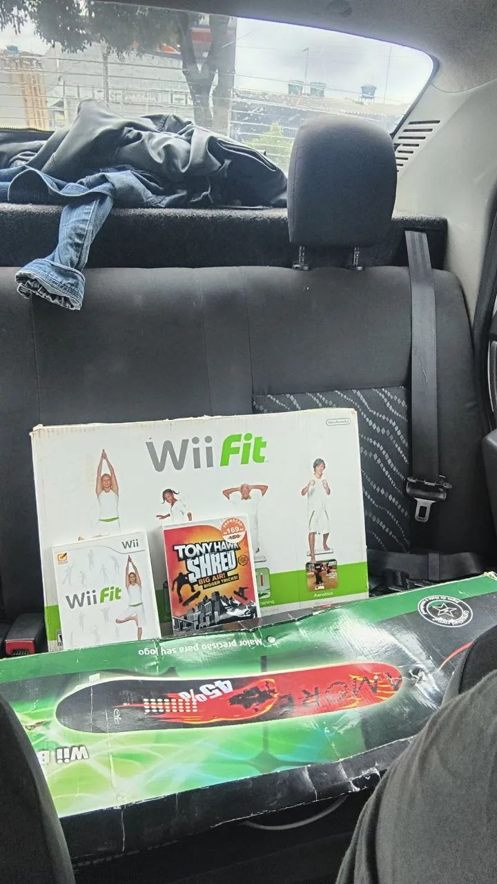 Wii balance com 2 jogos