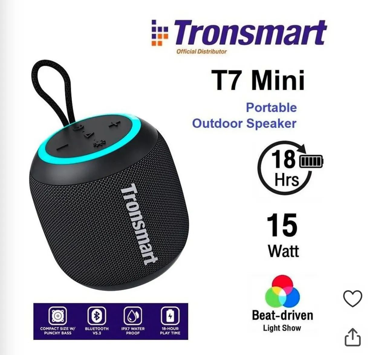 Caixa de som Tronsmart T17 mini