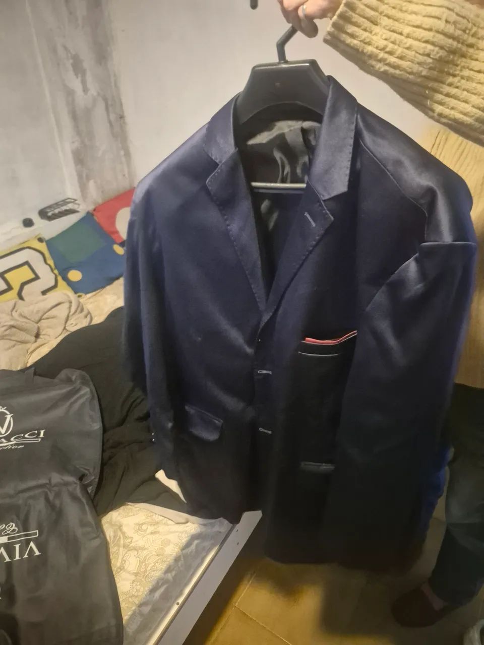 Terno 64 e calça 58 Vivacci e capa de terno - Foto 3