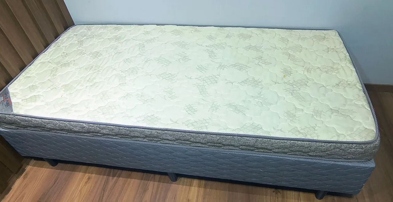 CAMA BOX + COLCHÃO SOLTEIRO  - Foto 2