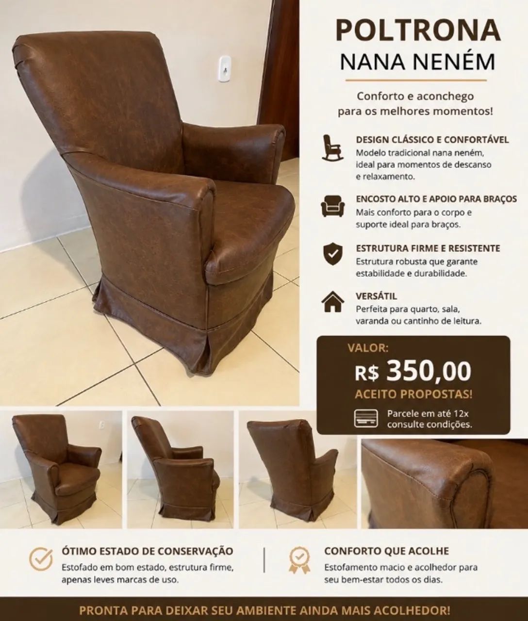 Poltrona amamentação 