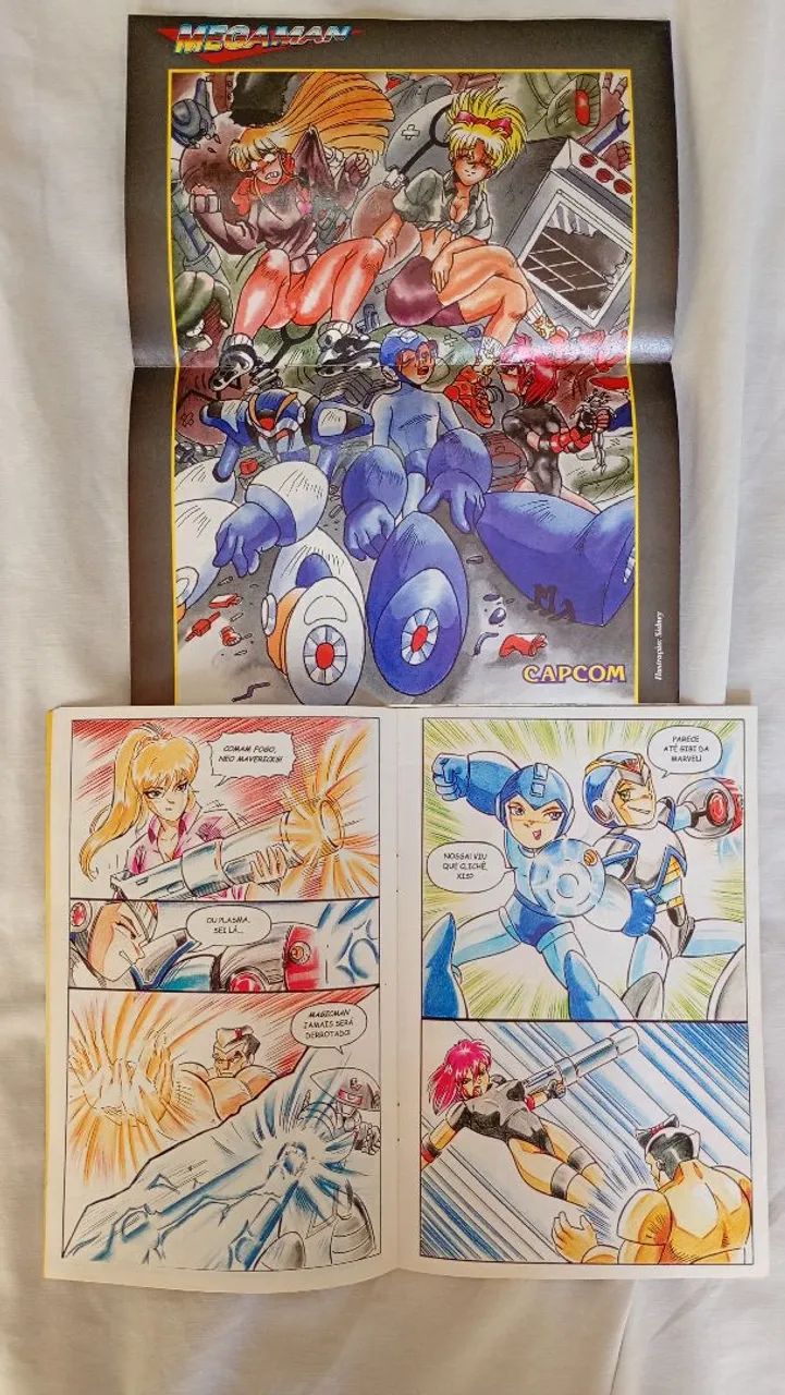 Revistinhas Mega Man com posters ano I n° 5, 7, 8 e 10 - Foto 3