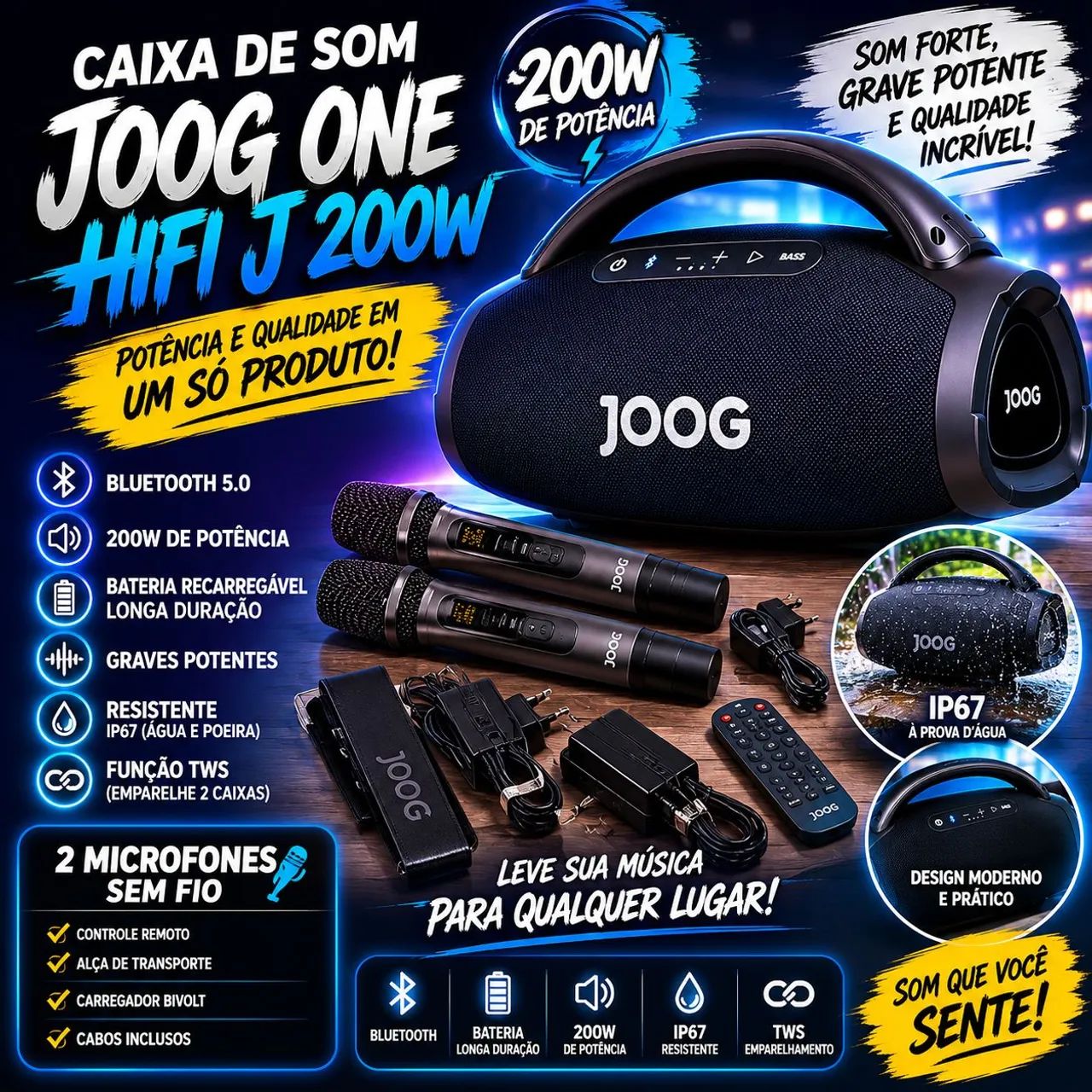Caixa JOOG ONE HIFI - Foto 2