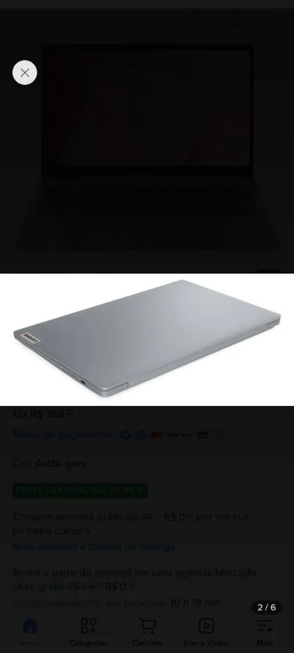 Notebook lenovo