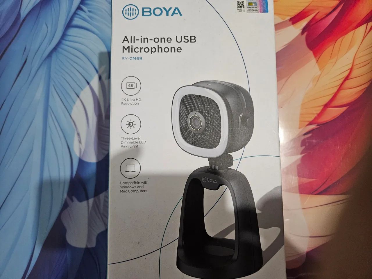 Microfone + webcam 4k integrada boya BY-CM6B  - Foto 5