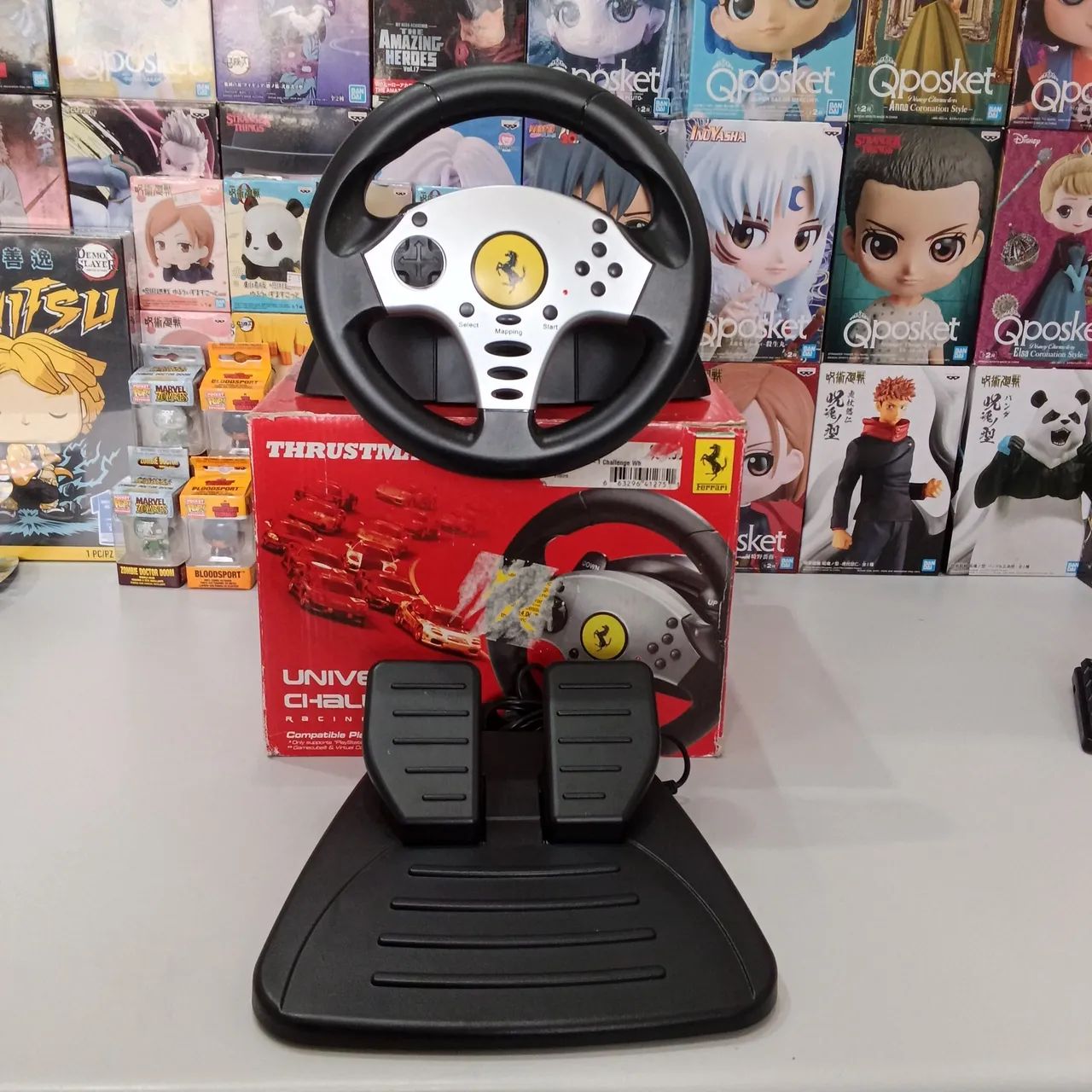 Vendo Volante com pedais THRUSTMASTER compativel com Ps2,Ps3,Pc,GameCube,Wii Semi novo - Foto 2