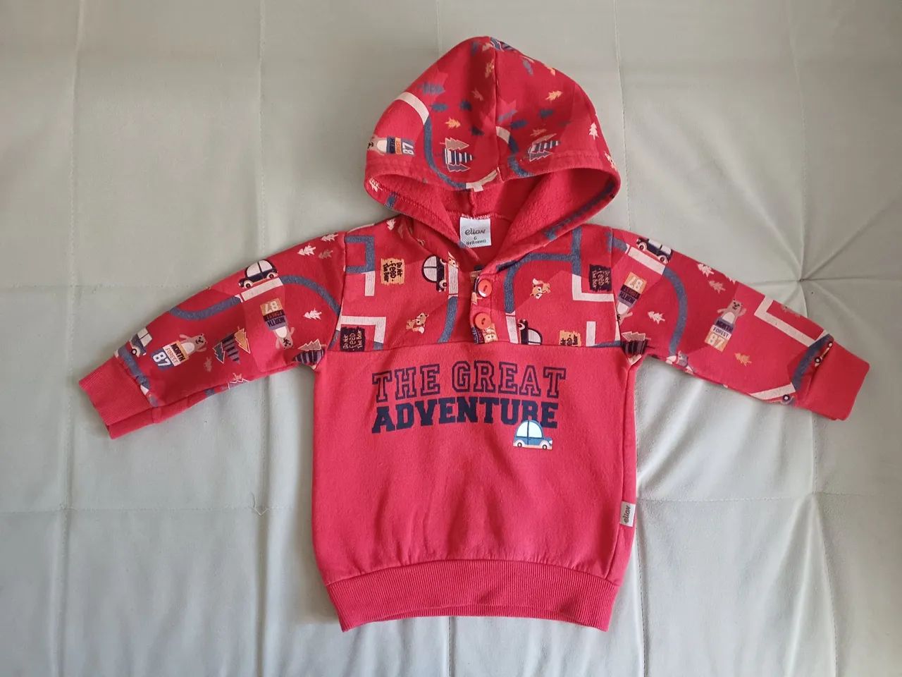 Blusa moletom bebê 9-12 meses