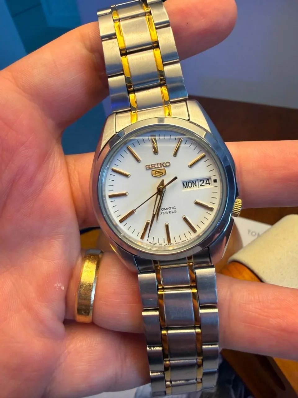 Relogio Seiko 5 snkl47k1 automatico - Foto 2
