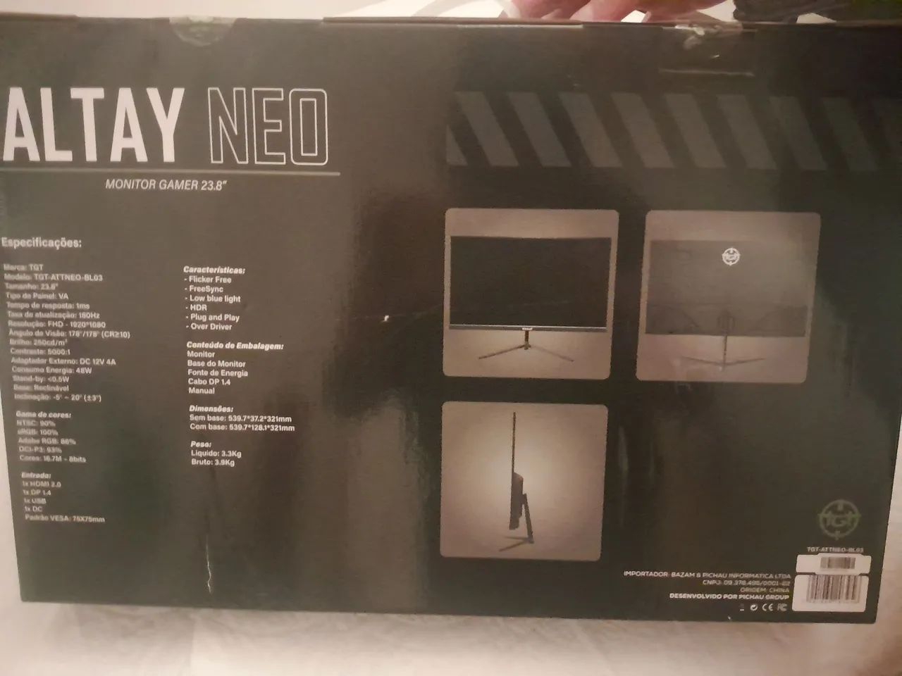 MONITOR NOVO 23.8 polegadas - Foto 3